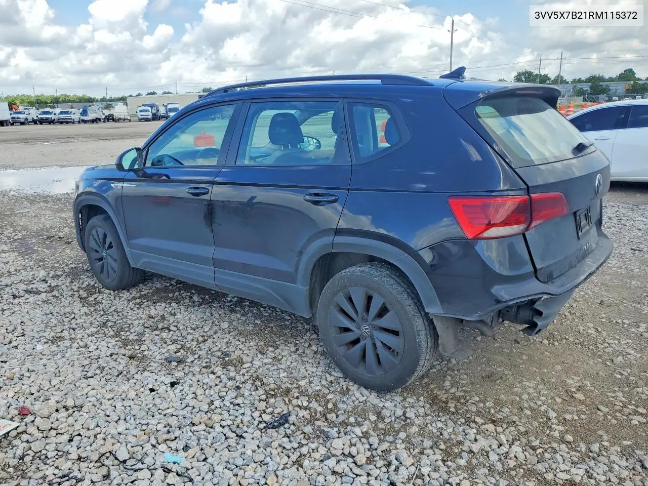2024 Volkswagen Taos S VIN: 3VV5X7B21RM115372 Lot: 56463716