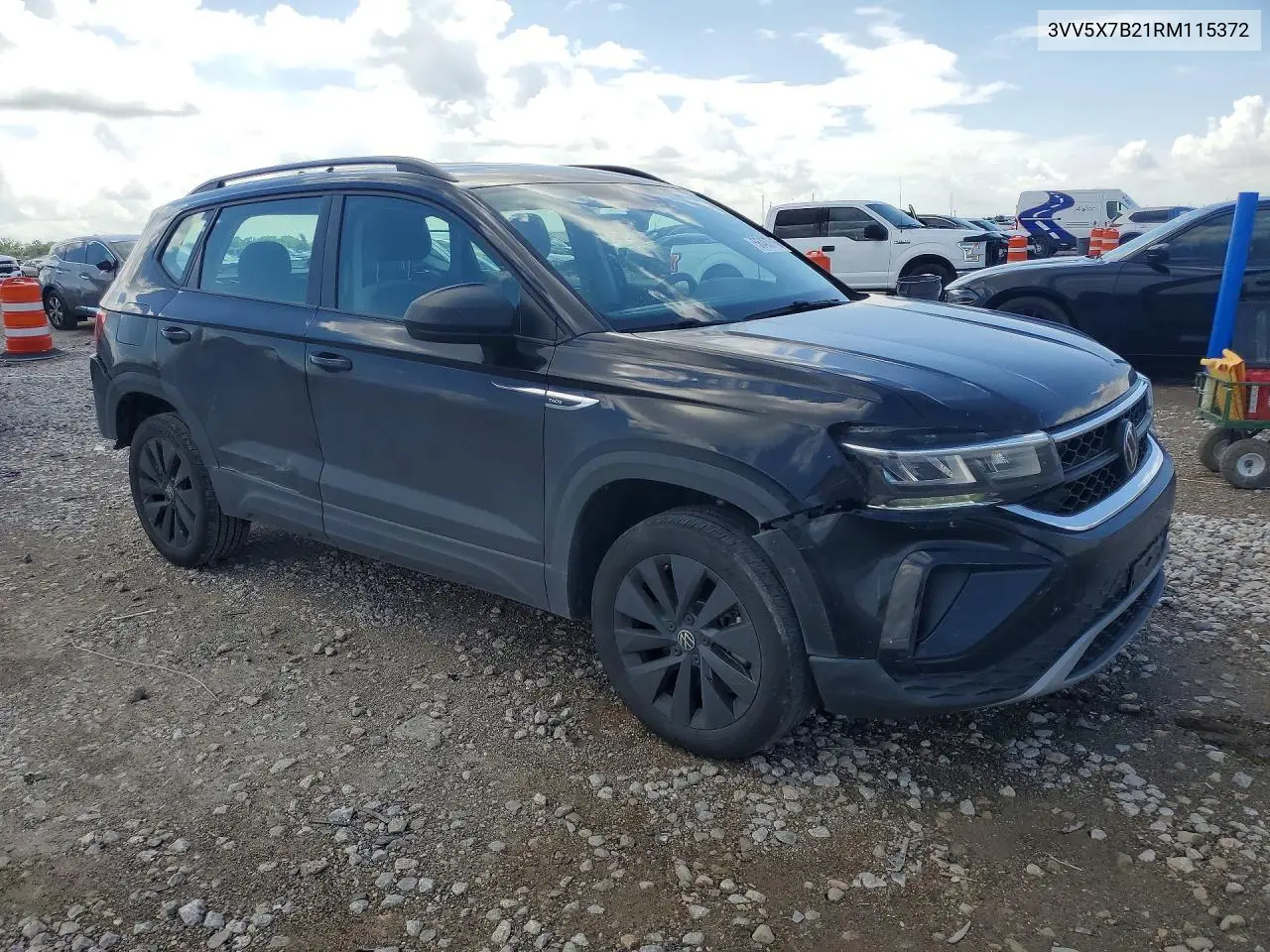 2024 Volkswagen Taos S VIN: 3VV5X7B21RM115372 Lot: 56463716