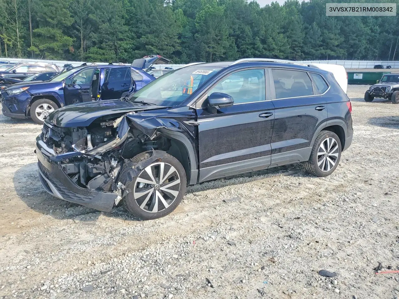 2024 Volkswagen Taos Se VIN: 3VVSX7B21RM008342 Lot: 56465666