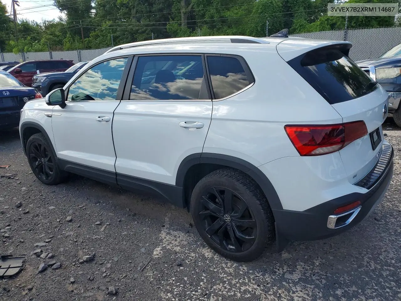 2024 Volkswagen Taos Se VIN: 3VVEX7B2XRM114687 Lot: 56980156