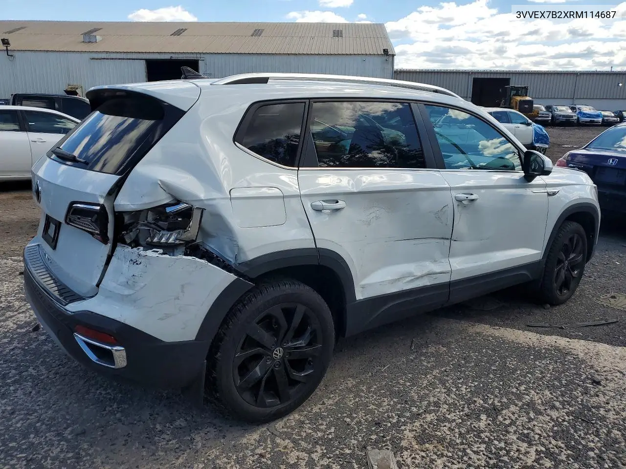 2024 Volkswagen Taos Se VIN: 3VVEX7B2XRM114687 Lot: 56980156