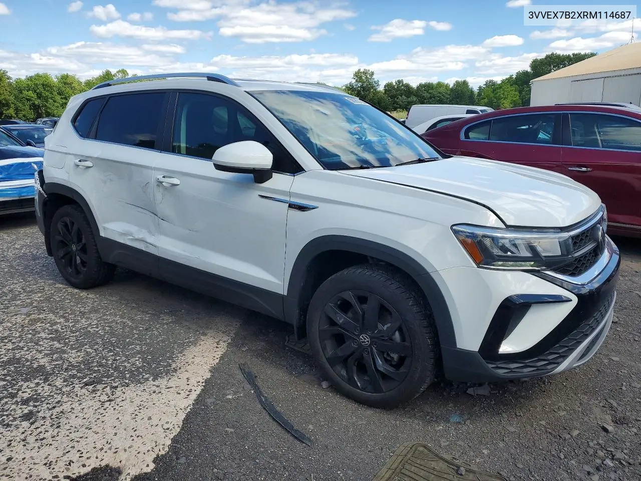 2024 Volkswagen Taos Se VIN: 3VVEX7B2XRM114687 Lot: 56980156