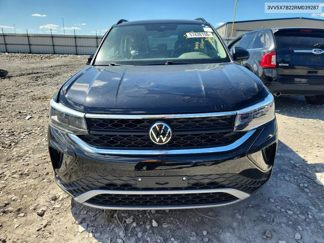 2024 Volkswagen Taos S VIN: 3VV5X7B22RM039287 Lot: 57439186