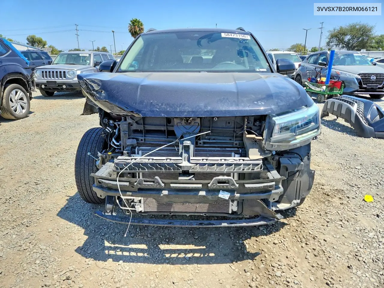 2024 Volkswagen Taos Se VIN: 3VVSX7B20RM066121 Lot: 58473156