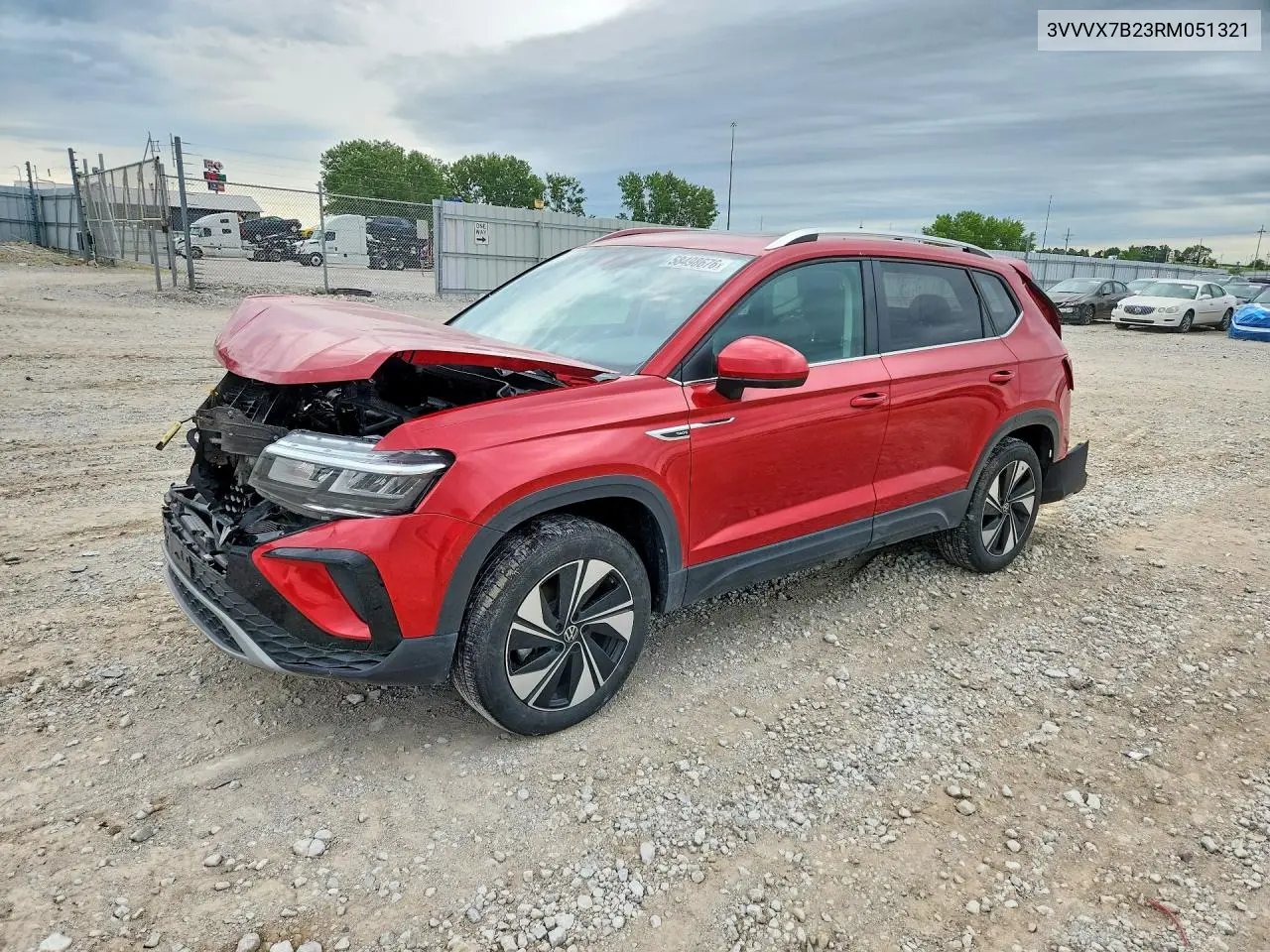 2024 Volkswagen Taos Se VIN: 3VVVX7B23RM051321 Lot: 58498676