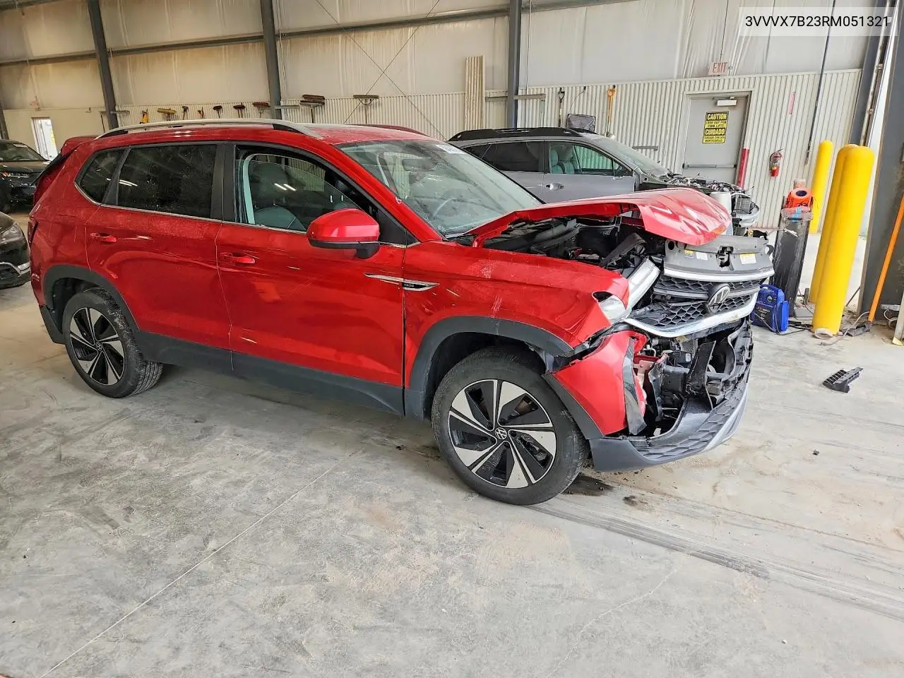 2024 Volkswagen Taos Se VIN: 3VVVX7B23RM051321 Lot: 58498676