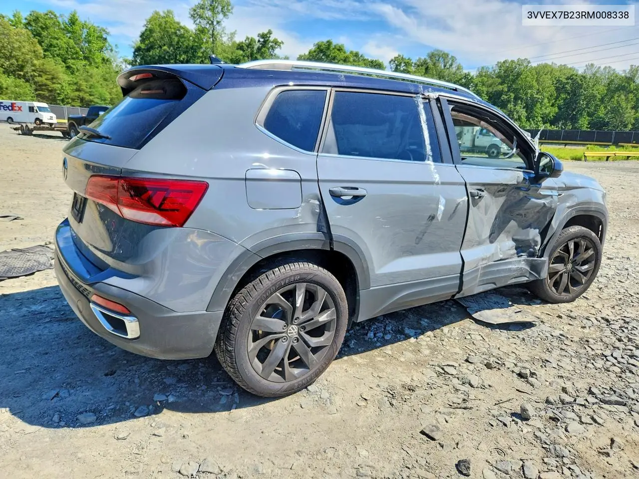 2024 Volkswagen Taos Se VIN: 3VVEX7B23RM008338 Lot: 58544706