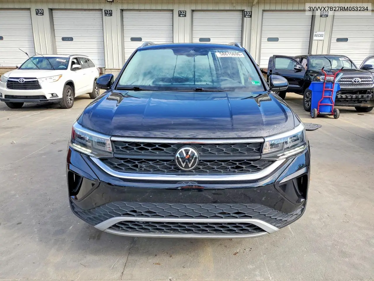 2024 Volkswagen Taos Se VIN: 3VVVX7B27RM053234 Lot: 58615696