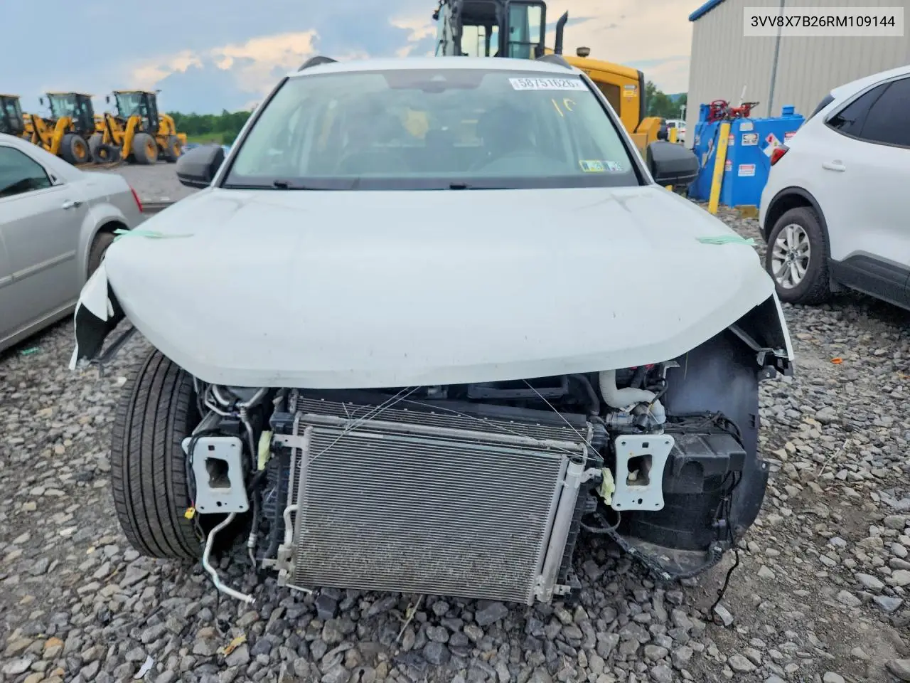 2024 Volkswagen Taos S VIN: 3VV8X7B26RM109144 Lot: 58751626