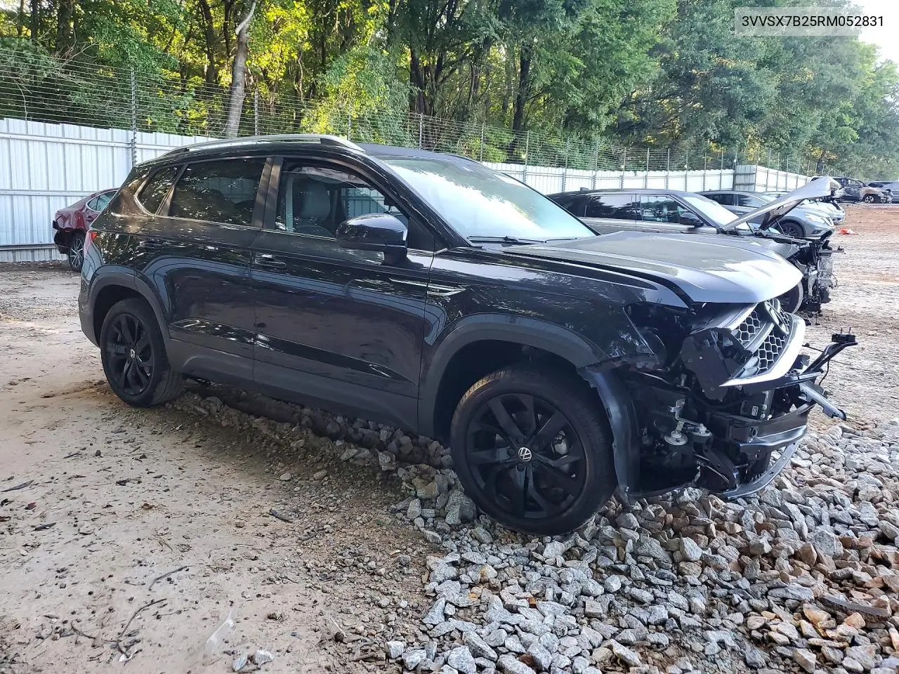 2024 Volkswagen Taos Se VIN: 3VVSX7B25RM052831 Lot: 58772396