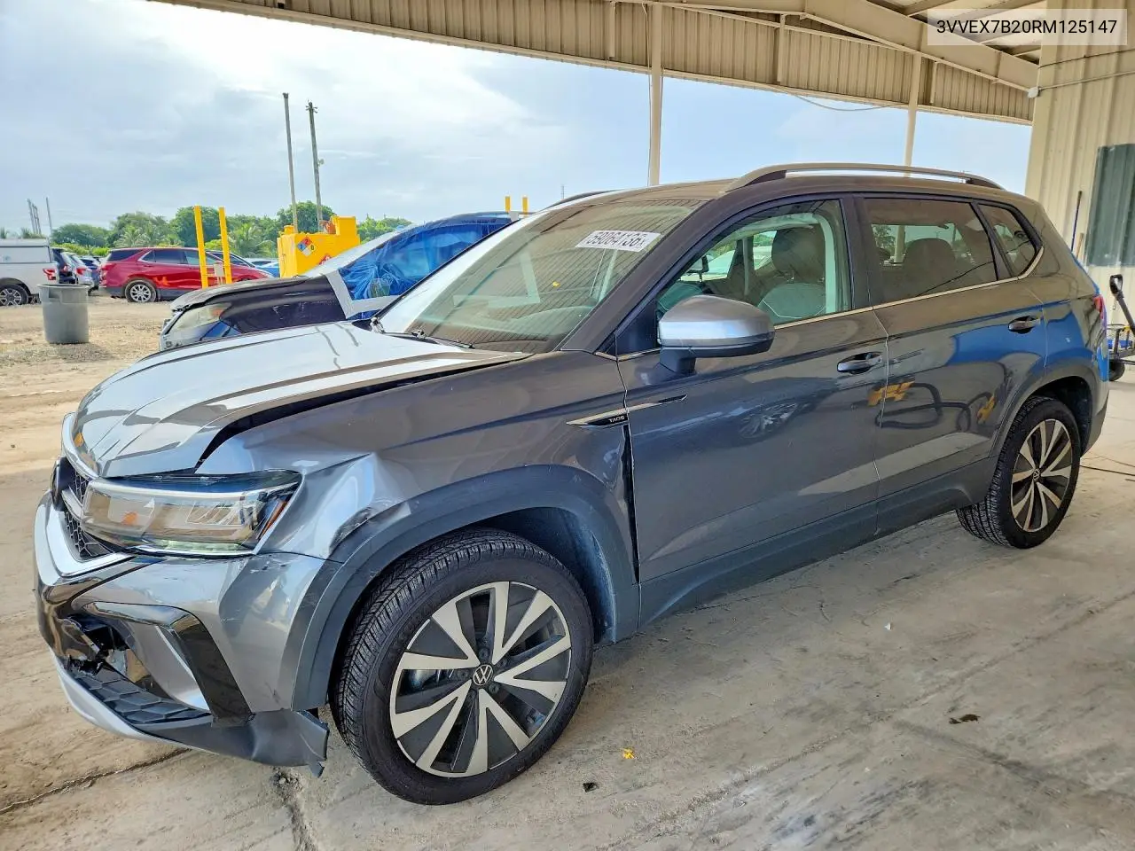 2024 Volkswagen Taos Se VIN: 3VVEX7B20RM125147 Lot: 59064136