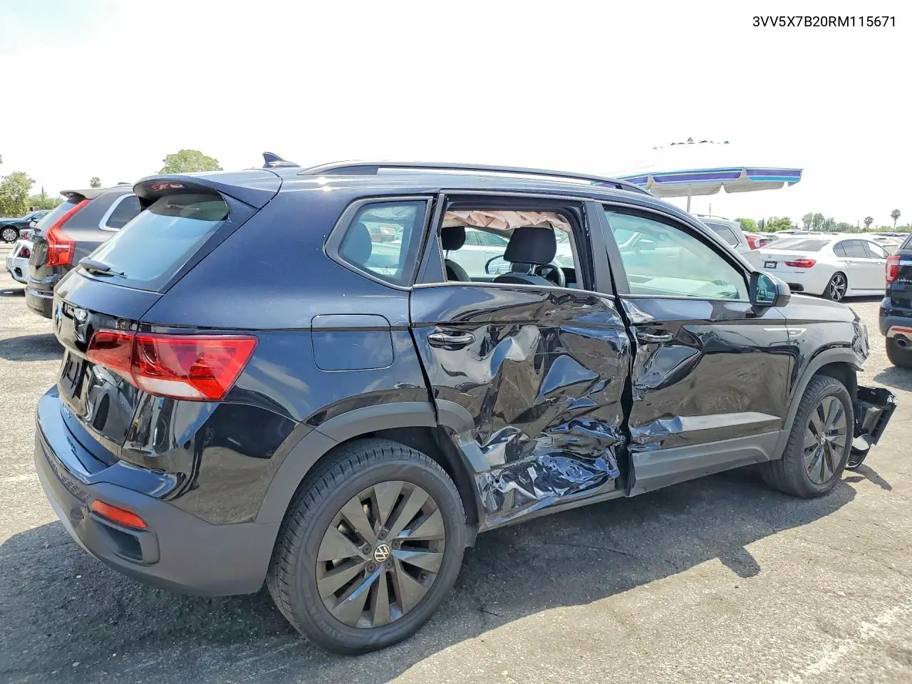2024 Volkswagen Taos S VIN: 3VV5X7B20RM115671 Lot: 59160276