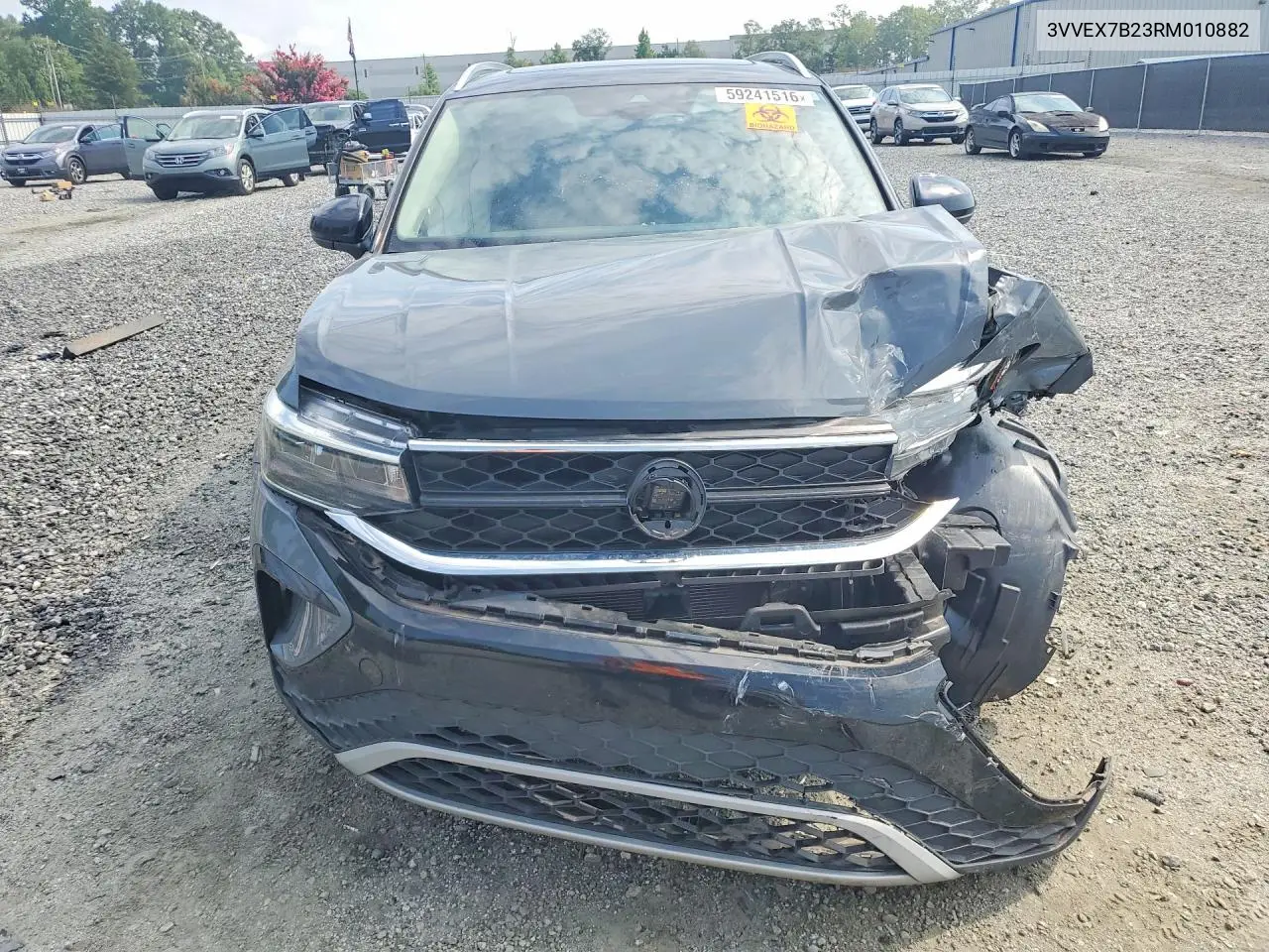 2024 Volkswagen Taos Se VIN: 3VVEX7B23RM010882 Lot: 59241516