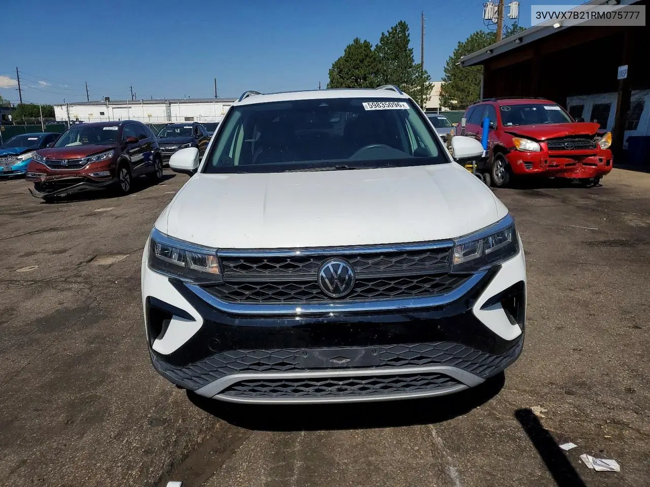 2024 Volkswagen Taos Se VIN: 3VVVX7B21RM075777 Lot: 59835096