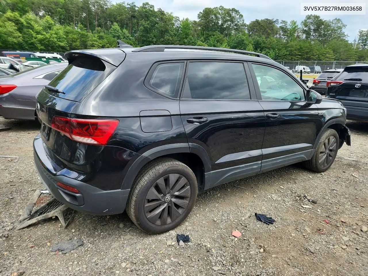 2024 Volkswagen Taos S VIN: 3VV5X7B27RM003658 Lot: 60354766