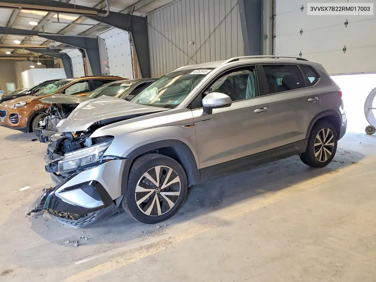 2024 Volkswagen Taos Se VIN: 3VVSX7B22RM017003 Lot: 60363946