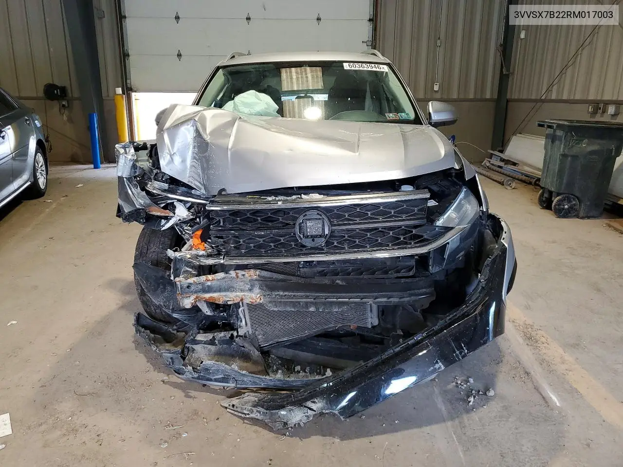 2024 Volkswagen Taos Se VIN: 3VVSX7B22RM017003 Lot: 60363946