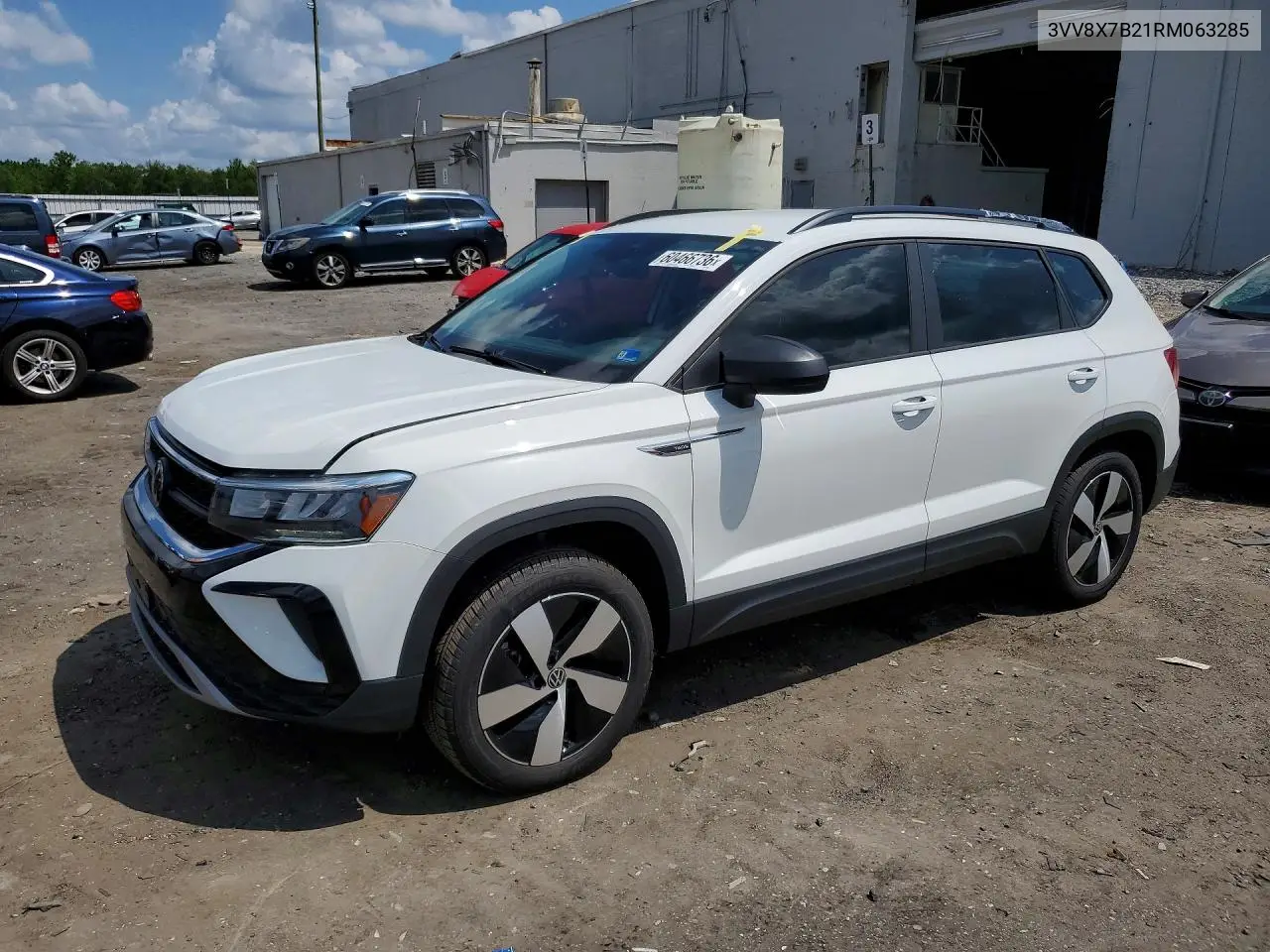 2024 Volkswagen Taos S VIN: 3VV8X7B21RM063285 Lot: 60466736