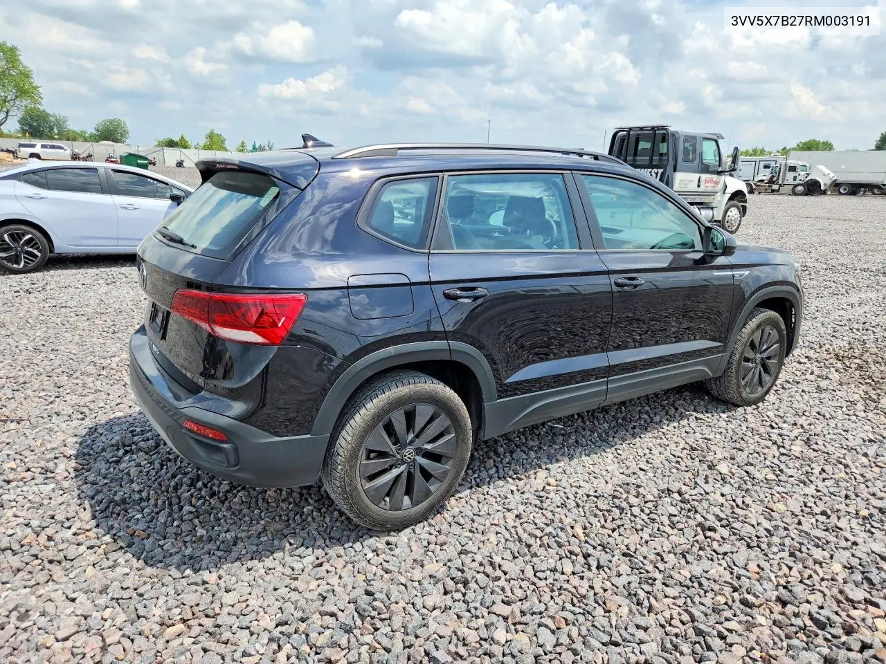 2024 Volkswagen Taos S VIN: 3VV5X7B27RM003191 Lot: 60490386