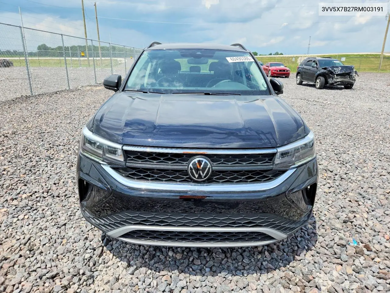 2024 Volkswagen Taos S VIN: 3VV5X7B27RM003191 Lot: 60490386