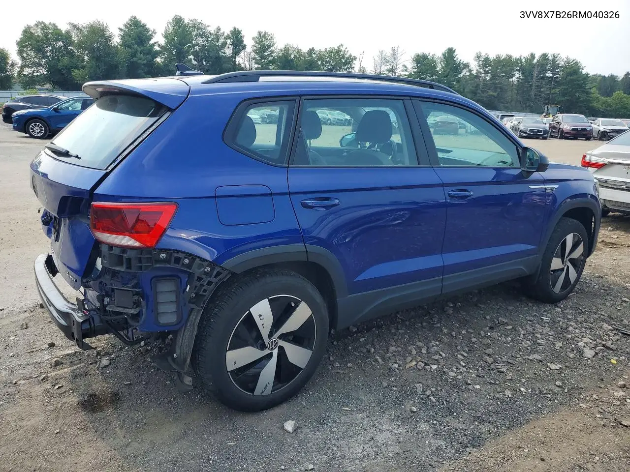 2024 Volkswagen Taos S VIN: 3VV8X7B26RM040326 Lot: 60807086
