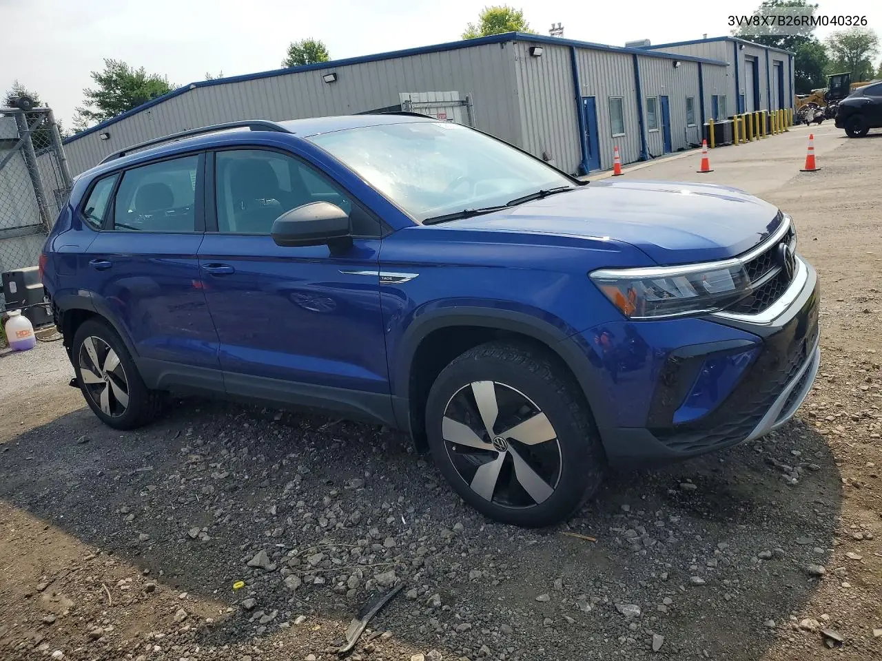 2024 Volkswagen Taos S VIN: 3VV8X7B26RM040326 Lot: 60807086