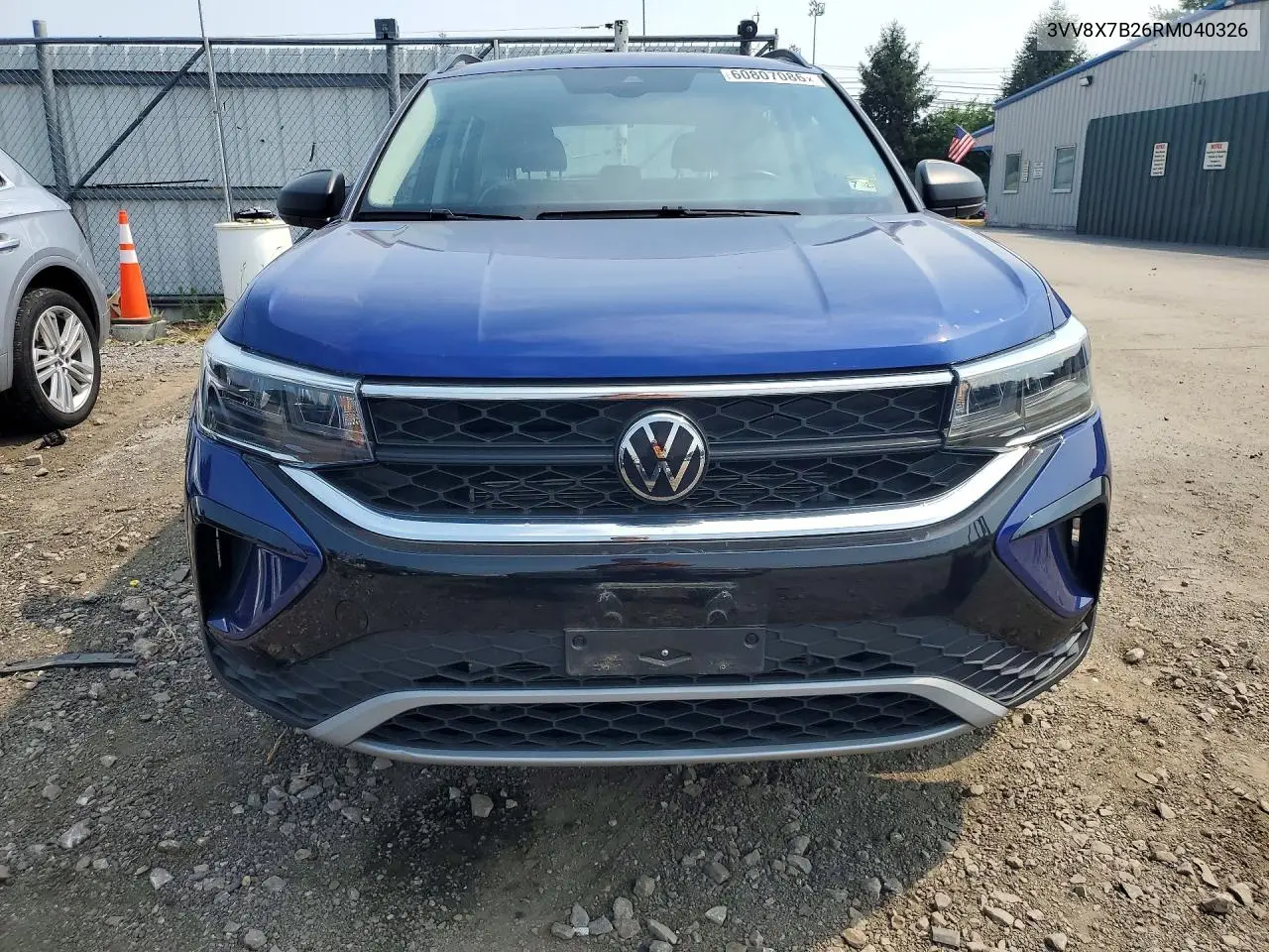 2024 Volkswagen Taos S VIN: 3VV8X7B26RM040326 Lot: 60807086