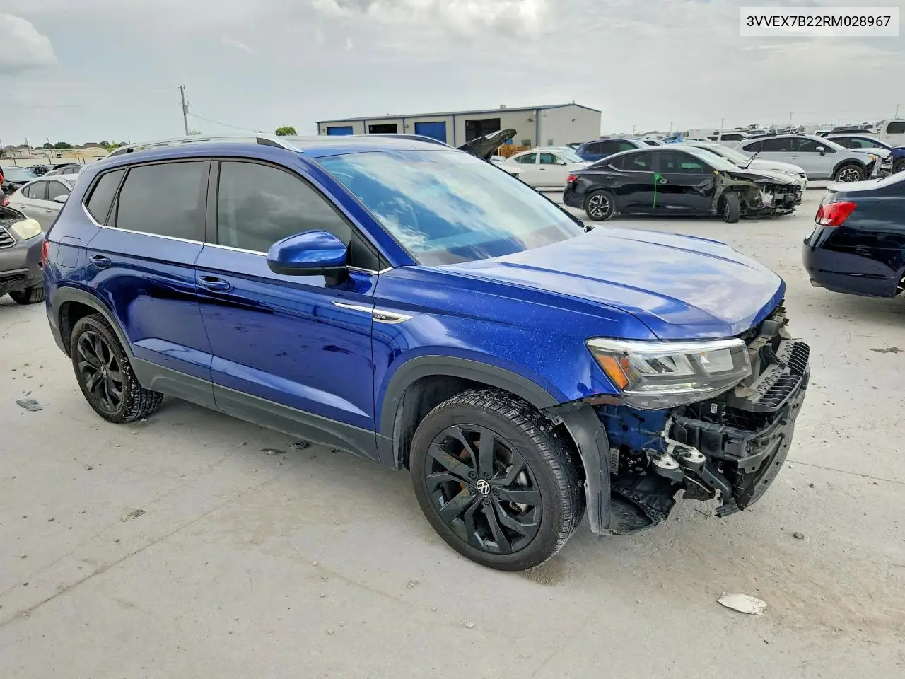2024 Volkswagen Taos Se VIN: 3VVEX7B22RM028967 Lot: 61011576