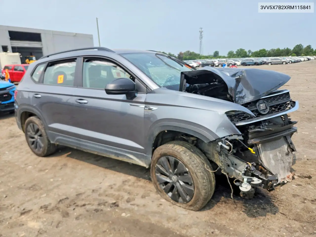 2024 Volkswagen Taos S VIN: 3VV5X7B2XRM115841 Lot: 61419386