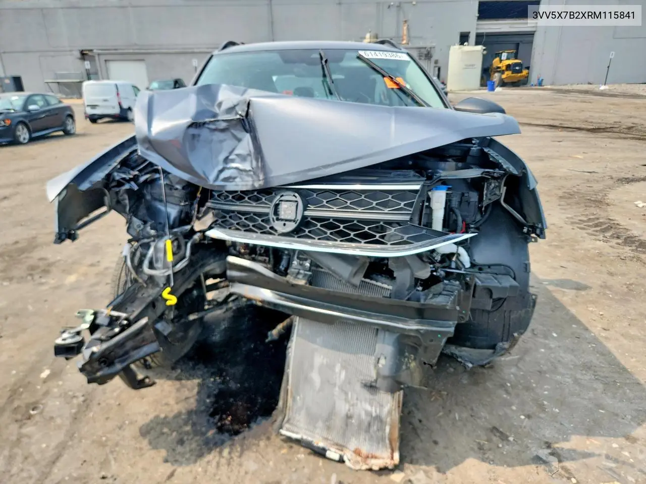 2024 Volkswagen Taos S VIN: 3VV5X7B2XRM115841 Lot: 61419386