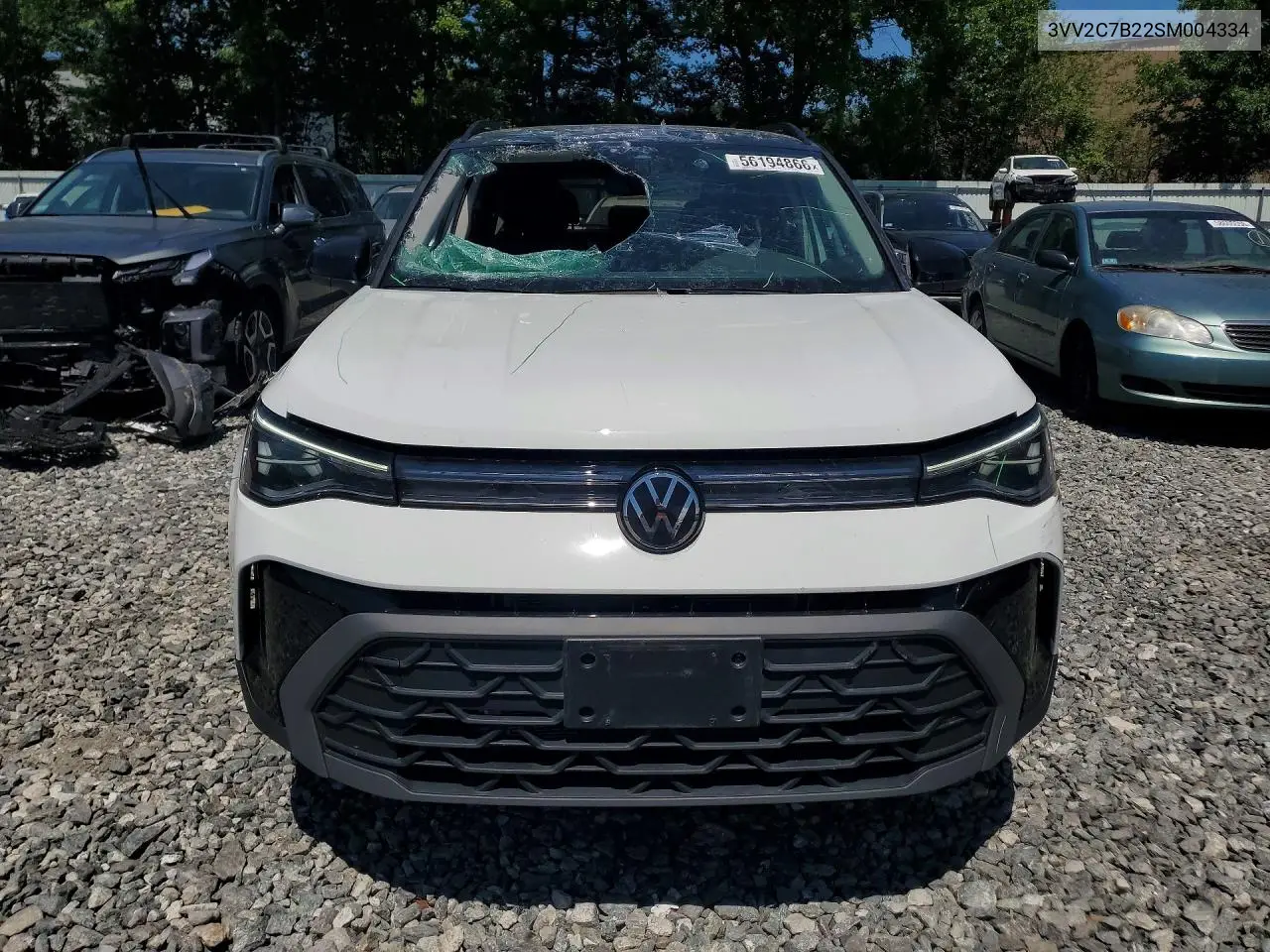 2025 Volkswagen Taos Se Black VIN: 3VV2C7B22SM004334 Lot: 56194866