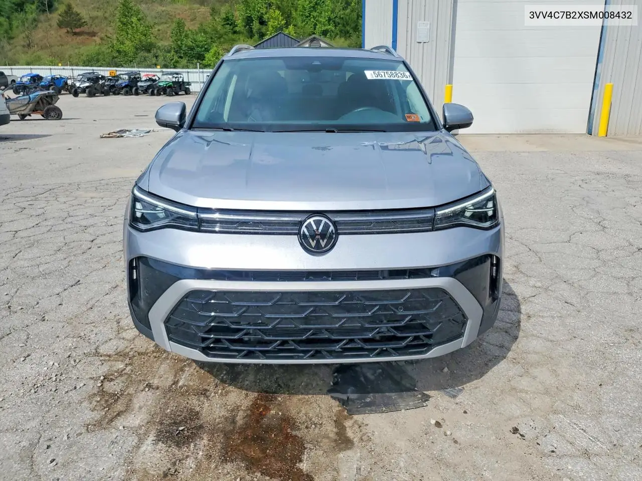 2025 Volkswagen Taos Sel VIN: 3VV4C7B2XSM008432 Lot: 56758836