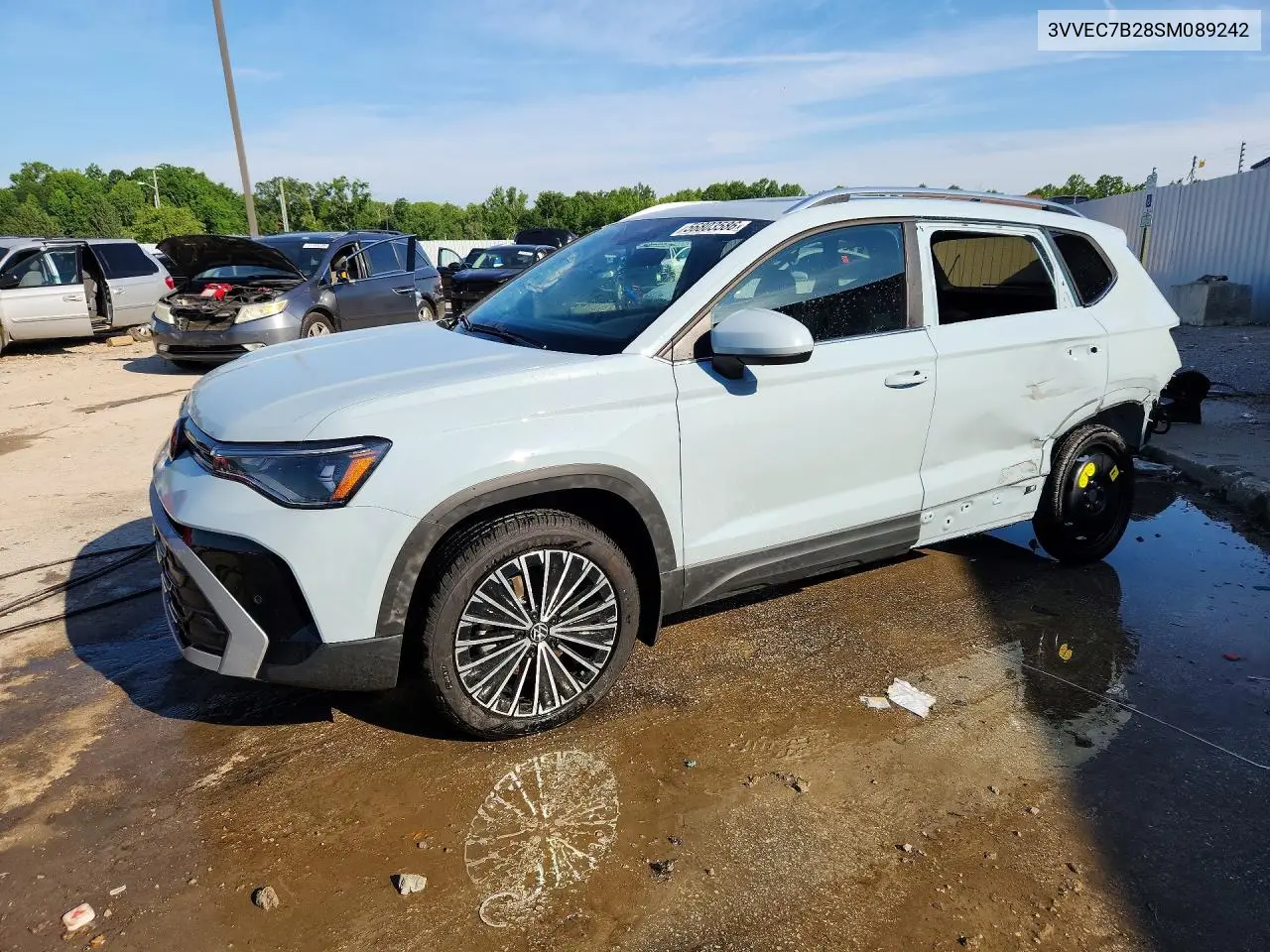 2025 Volkswagen Taos Se VIN: 3VVEC7B28SM089242 Lot: 56803586