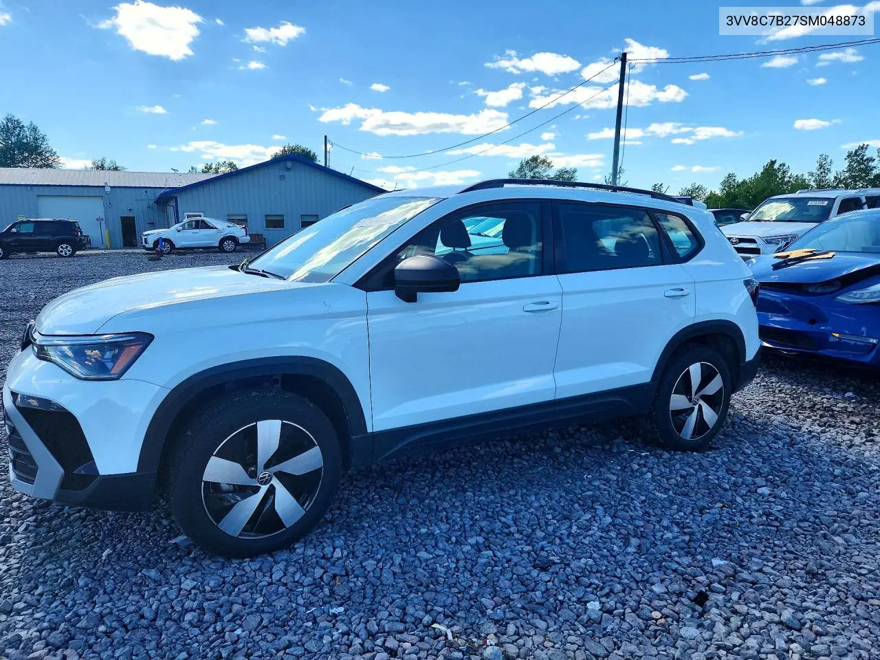 2025 Volkswagen Taos S VIN: 3VV8C7B27SM048873 Lot: 57574406