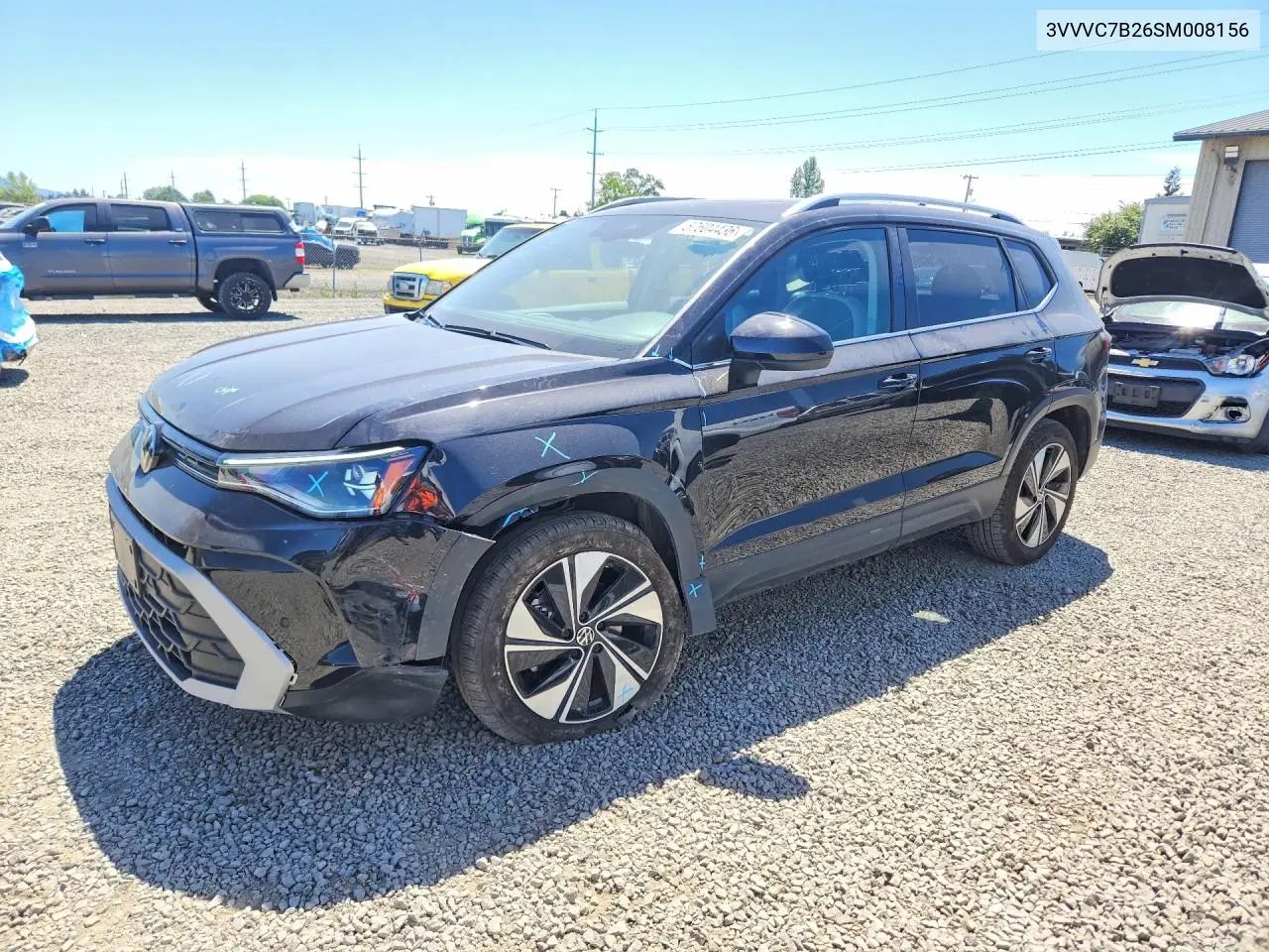 2025 Volkswagen Taos Se VIN: 3VVVC7B26SM008156 Lot: 57604436
