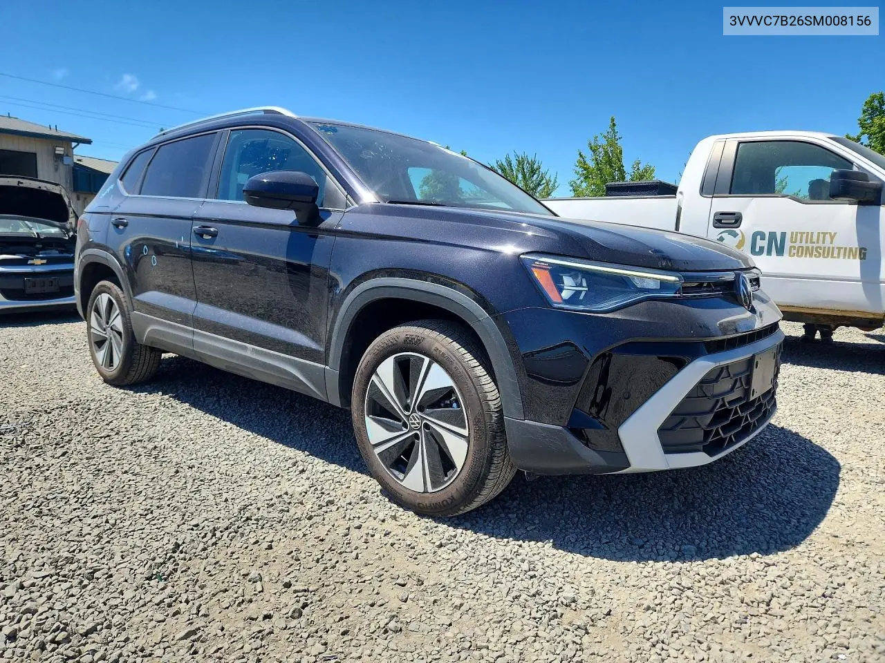 2025 Volkswagen Taos Se VIN: 3VVVC7B26SM008156 Lot: 57604436