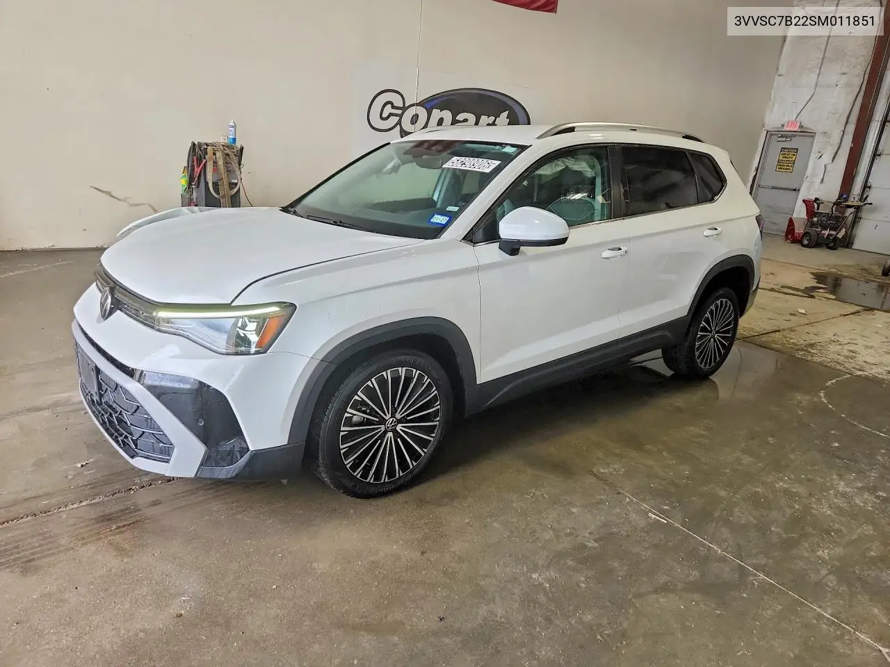 2025 Volkswagen Taos Se VIN: 3VVSC7B22SM011851 Lot: 58298906