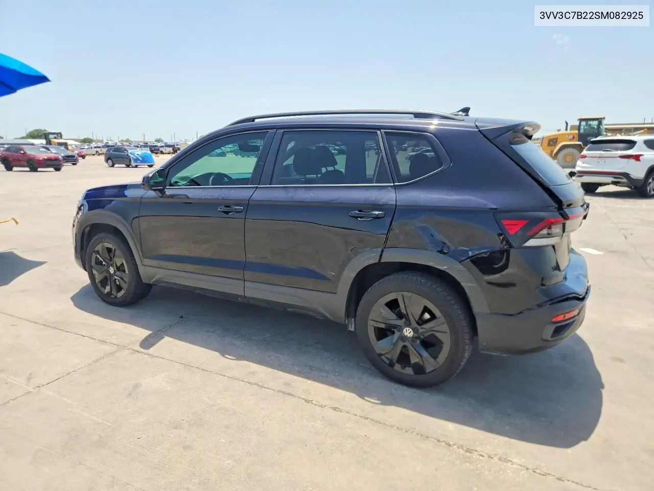 2025 Volkswagen Taos Se Black VIN: 3VV3C7B22SM082925 Lot: 58833366