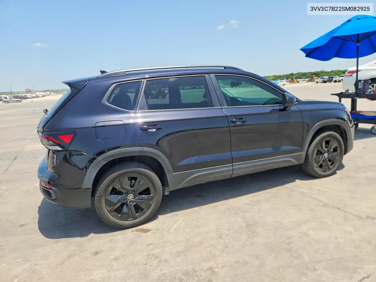 2025 Volkswagen Taos Se Black VIN: 3VV3C7B22SM082925 Lot: 58833366