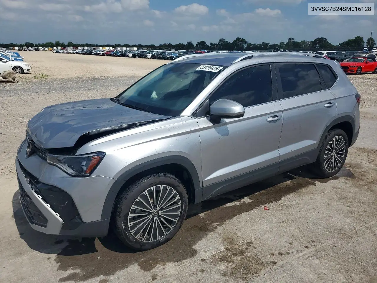 2025 Volkswagen Taos Se VIN: 3VVSC7B24SM016128 Lot: 59196436
