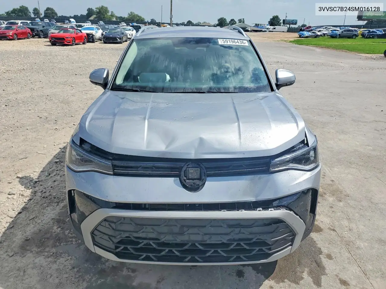 2025 Volkswagen Taos Se VIN: 3VVSC7B24SM016128 Lot: 59196436