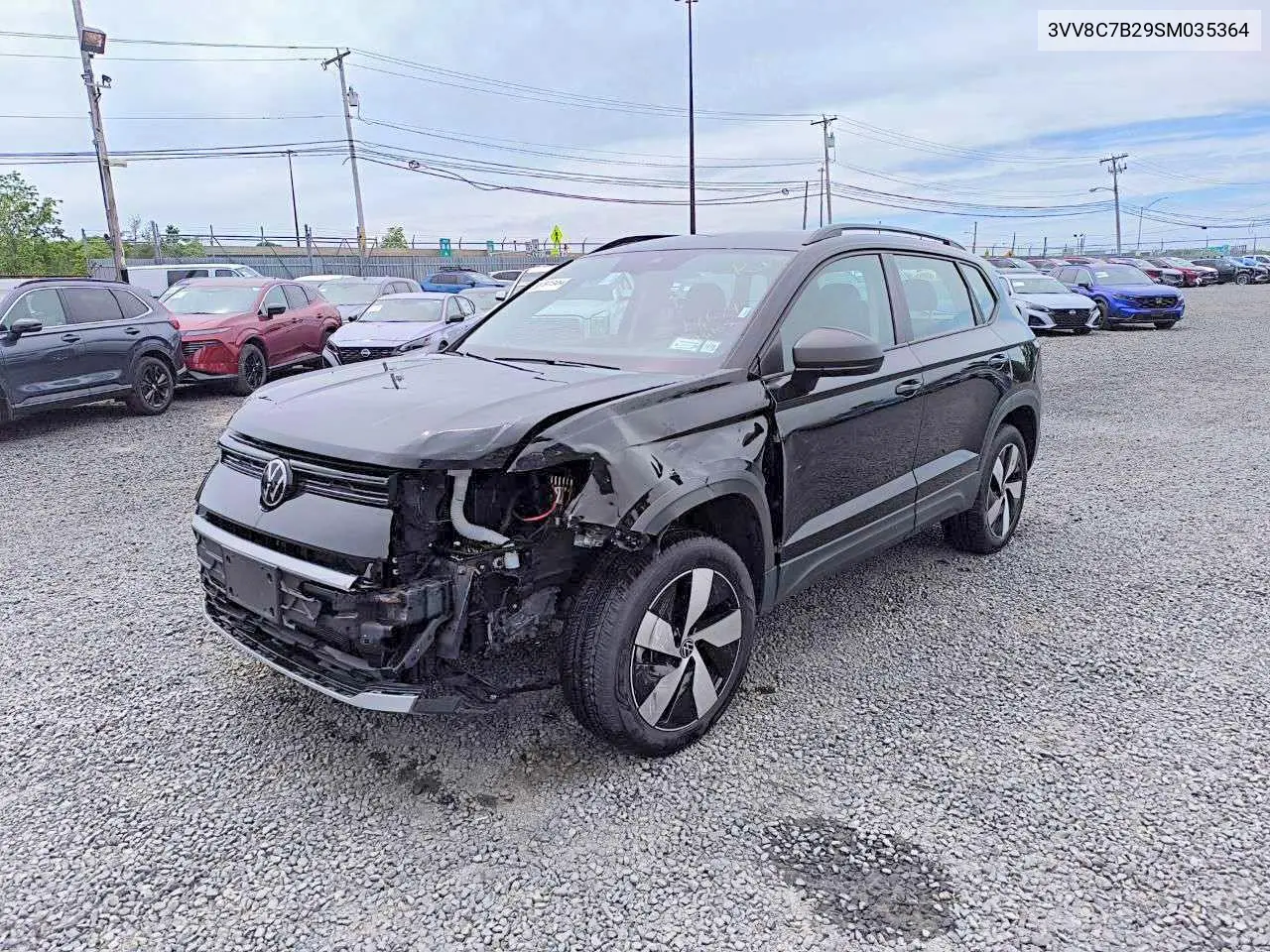 2025 Volkswagen Taos S VIN: 3VV8C7B29SM035364 Lot: 61390506