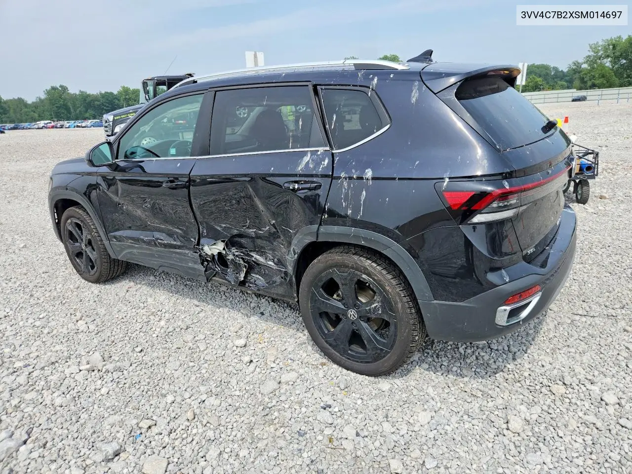 2025 Volkswagen Taos Sel VIN: 3VV4C7B2XSM014697 Lot: 61712386