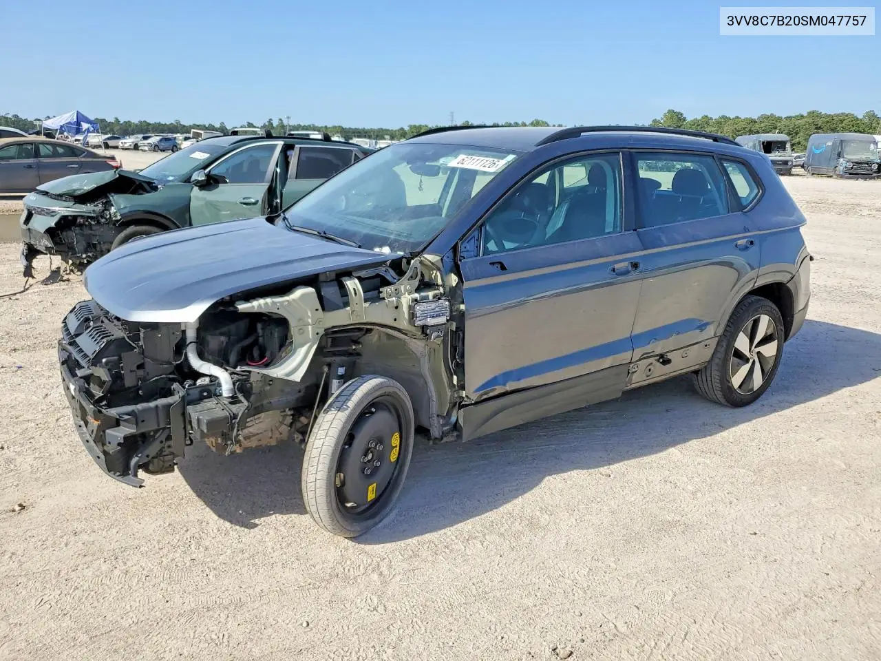 2025 Volkswagen Taos S VIN: 3VV8C7B20SM047757 Lot: 62111126