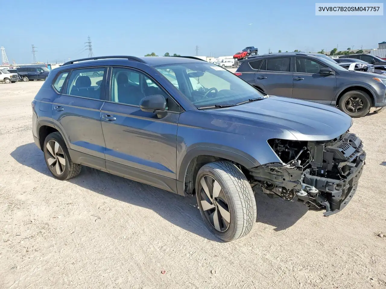 2025 Volkswagen Taos S VIN: 3VV8C7B20SM047757 Lot: 62111126