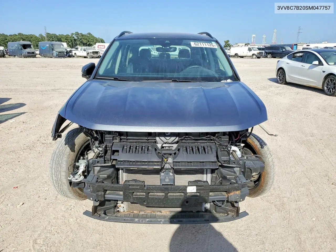 2025 Volkswagen Taos S VIN: 3VV8C7B20SM047757 Lot: 62111126