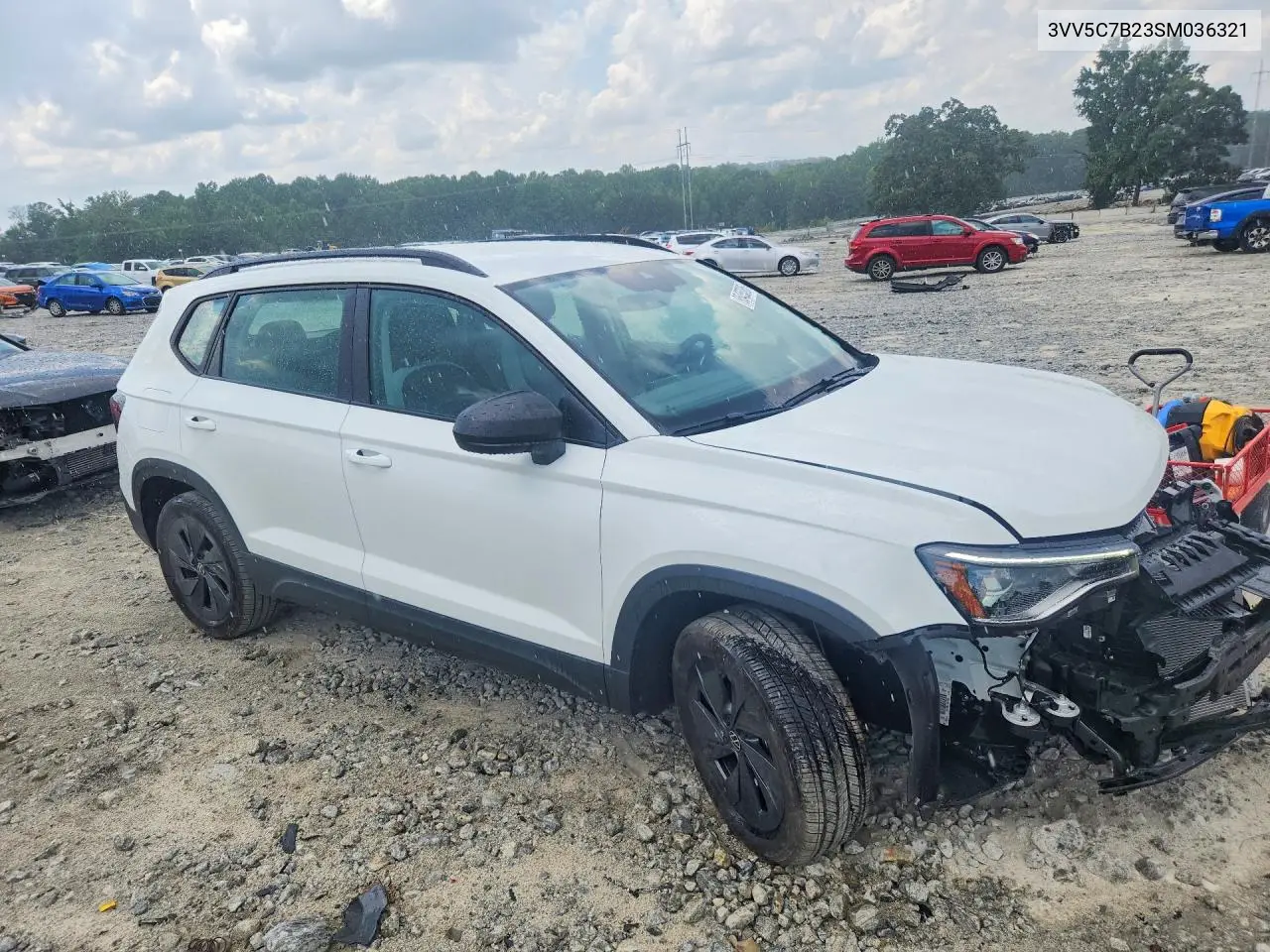 2025 Volkswagen Taos S VIN: 3VV5C7B23SM036321 Lot: 85455385