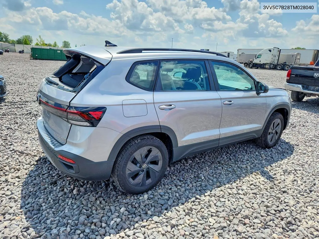 2026 Volkswagen Taos S VIN: 3VV5C7B28TM028040 Lot: 59383276