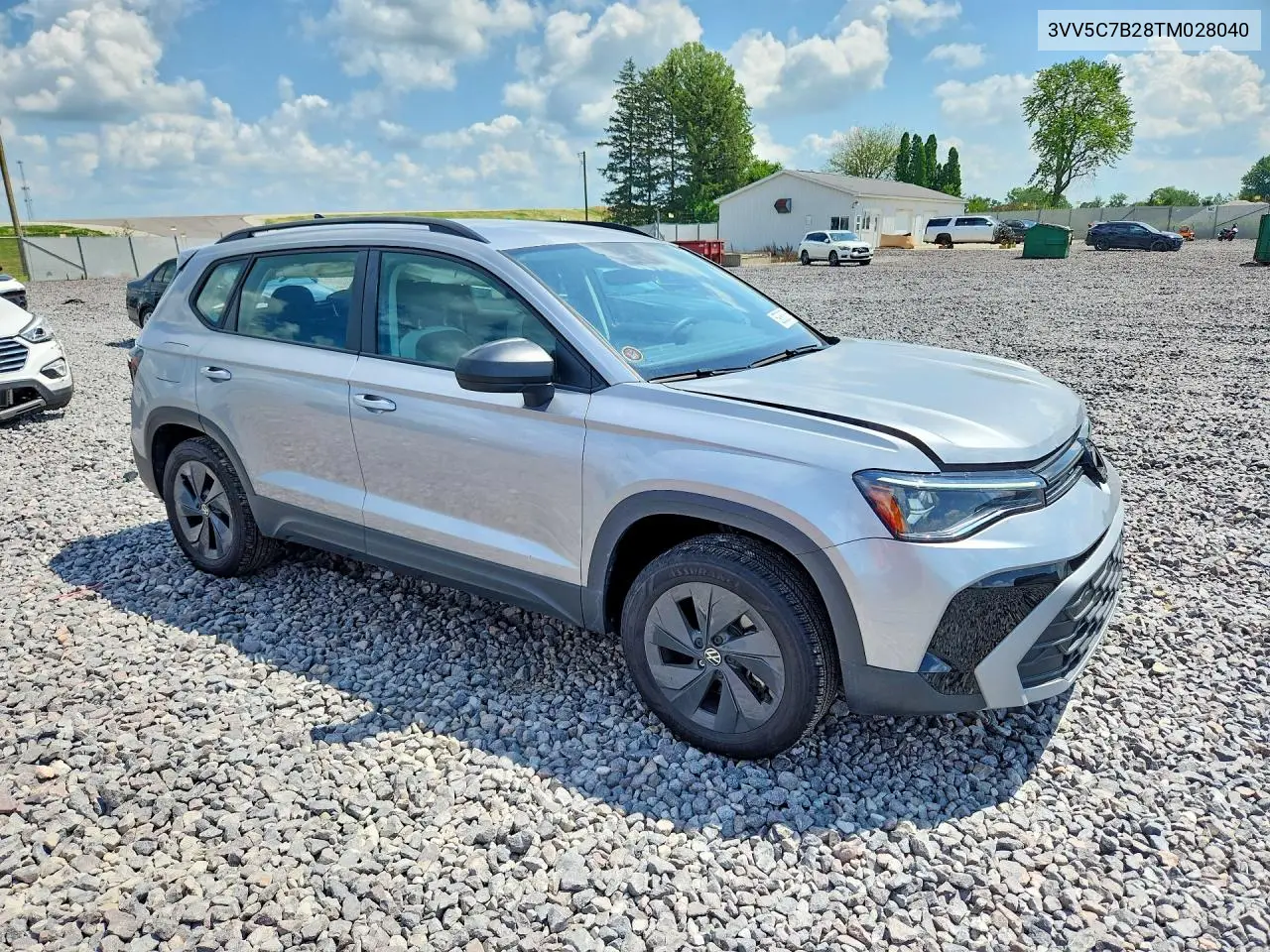 2026 Volkswagen Taos S VIN: 3VV5C7B28TM028040 Lot: 59383276