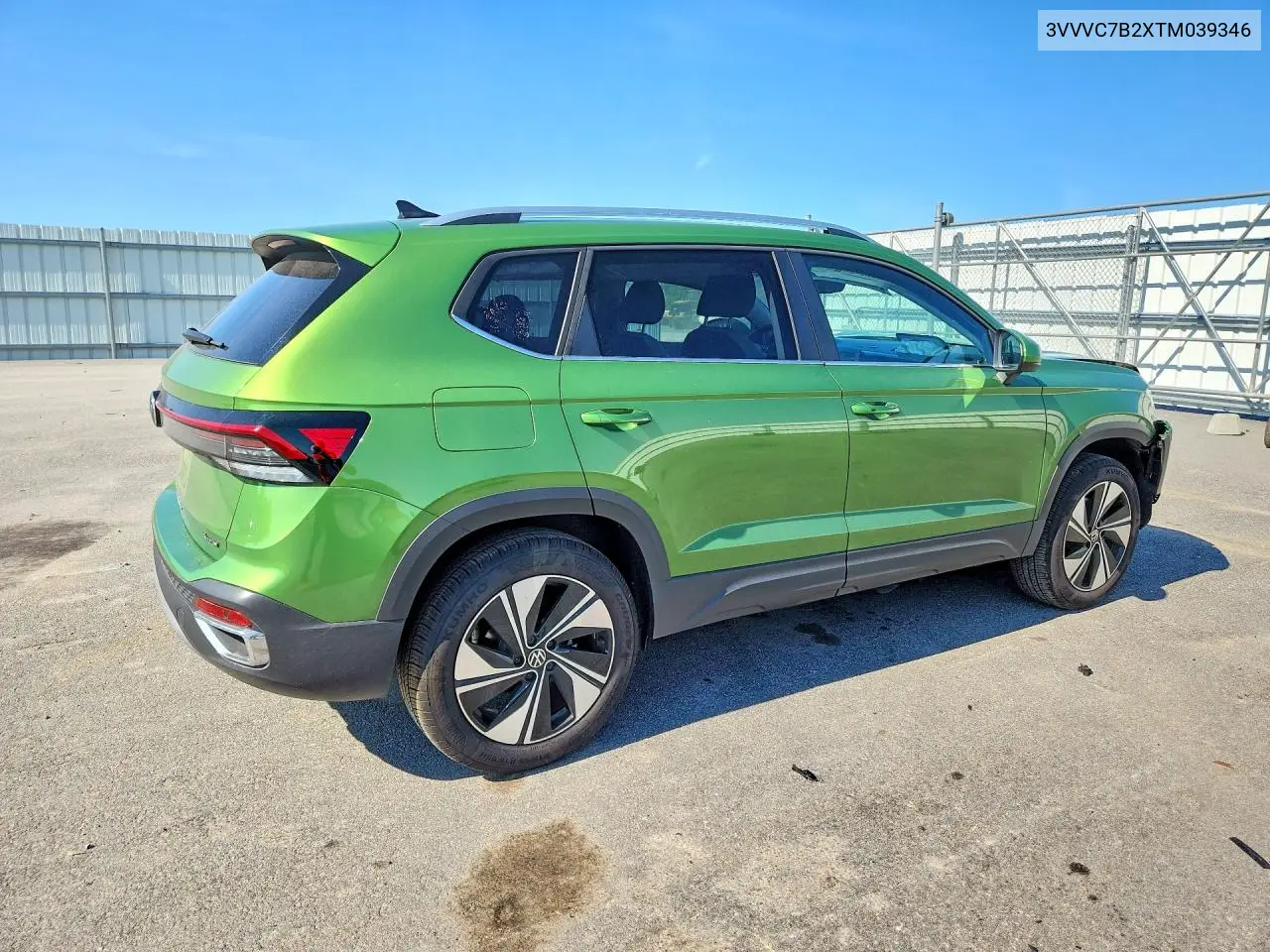 2026 Volkswagen Taos VIN: 3VVVC7B2XTM039346 Lot: 59995006